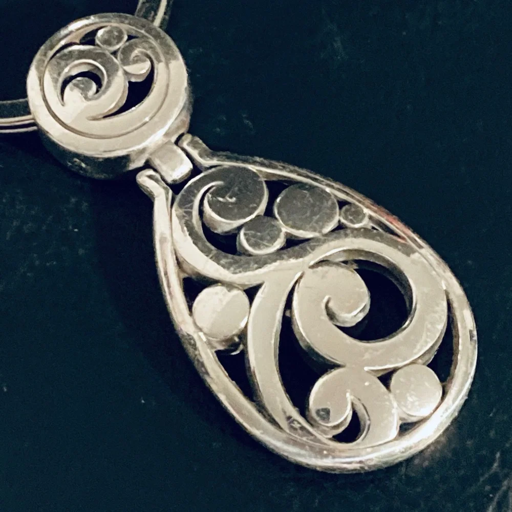 Brighton Contempo key fob silver plated - Picture 10 of 14